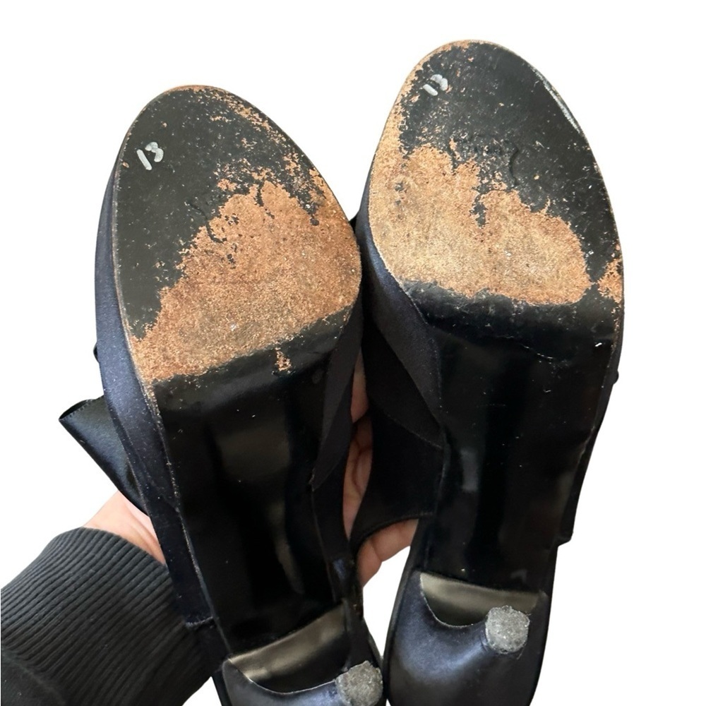 Stuart Weitzman Black Platform Heels - Picture 11 of 16